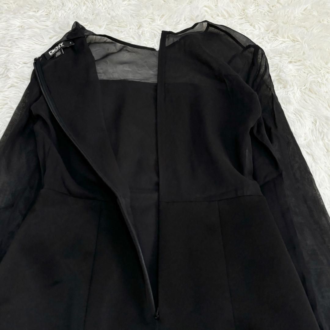 レース切替ロングドレスワンピース 4