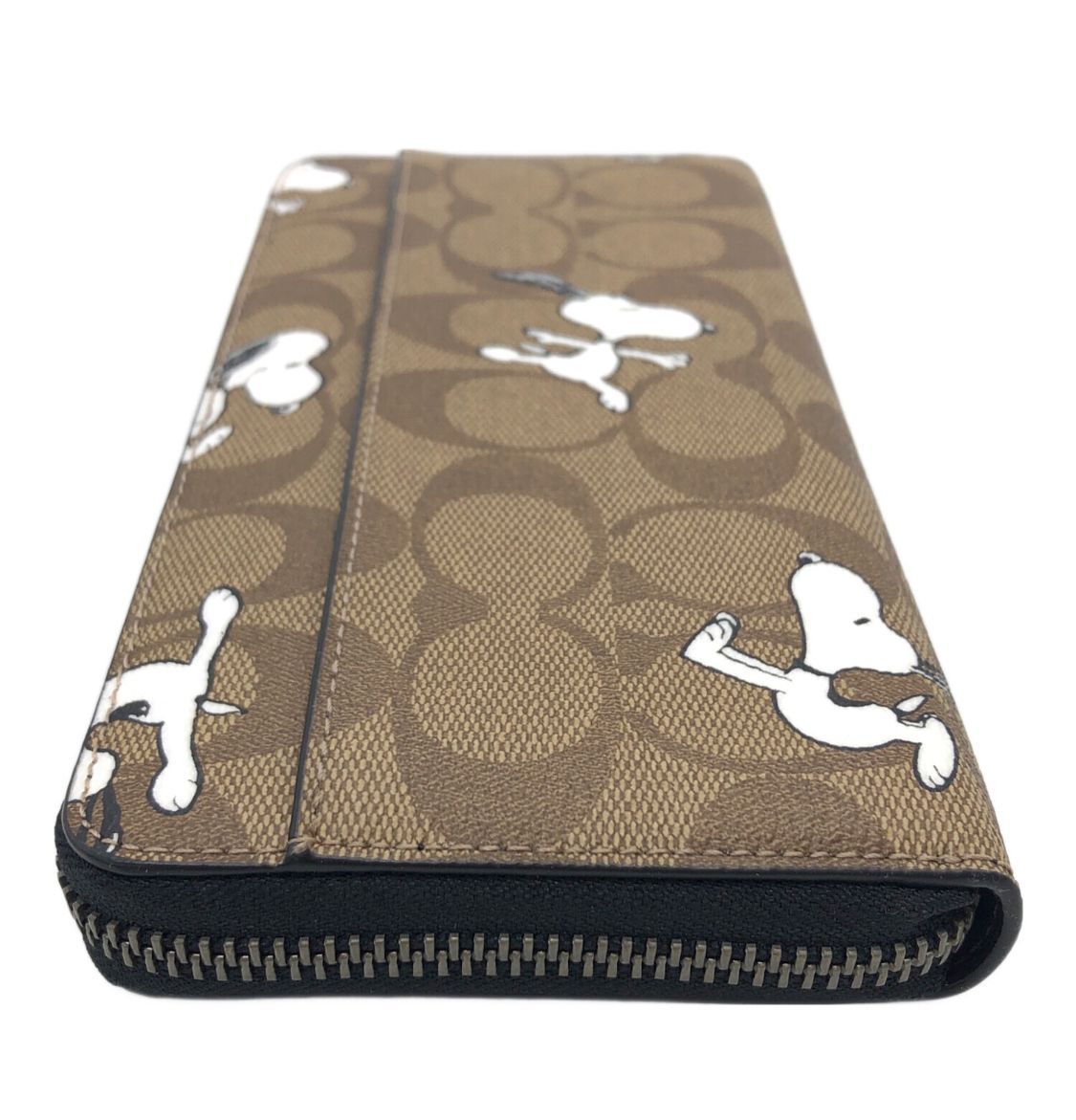 COACH × PEANUTS スヌーピー シグネチャー ジッピーウォレット