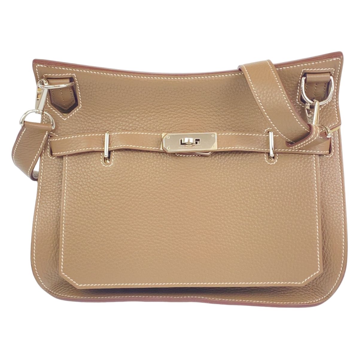 超美品 HERMES エルメス ジプシエール28 エトゥープ シルバー金具