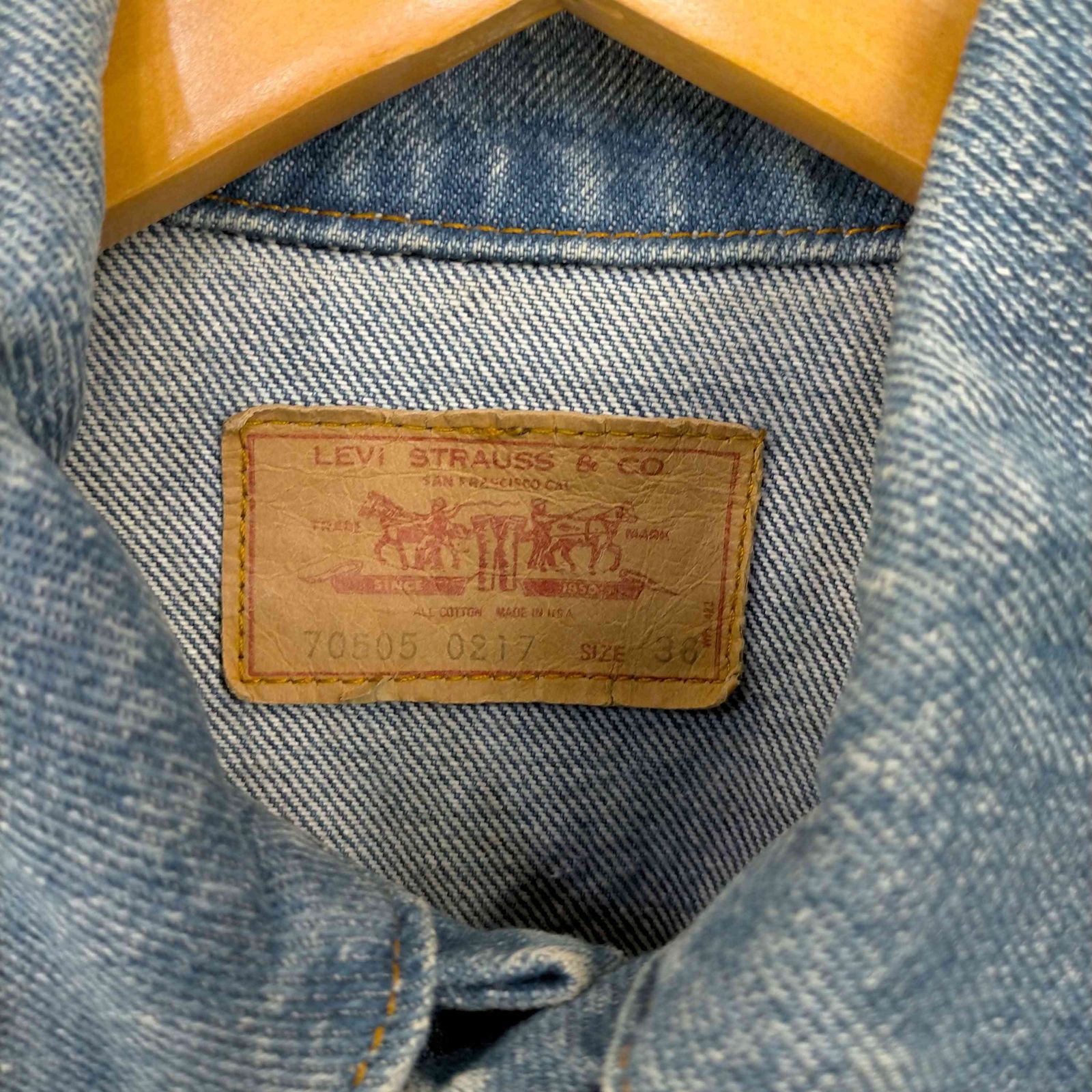 リーバイス Levis USA製 70505 0217 ボタン裏527刻印 デニム
