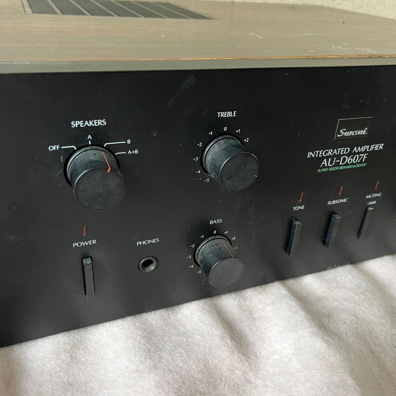 Sansui 山水 プリメインアンプ AU-D607F - メルカリ