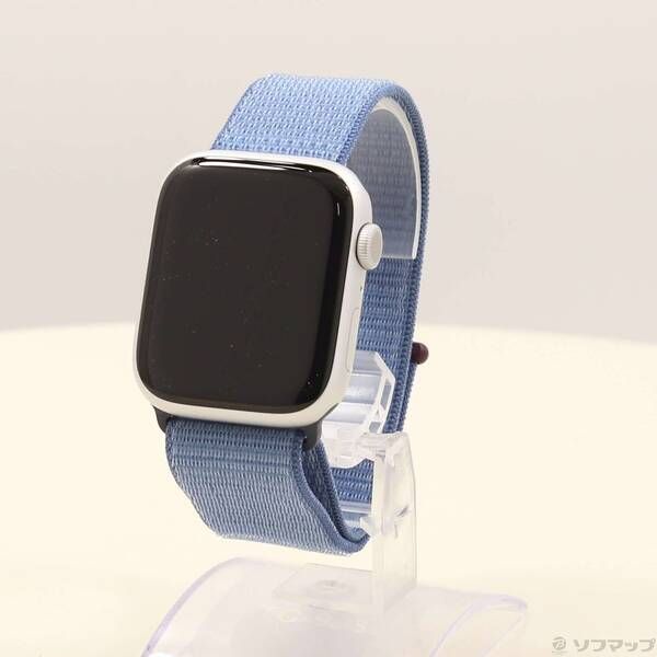〔 品〕 Apple Watch Series 9 GPS 45mm シルバーアルミニウムケース ウィンターブルースポーツループ 344