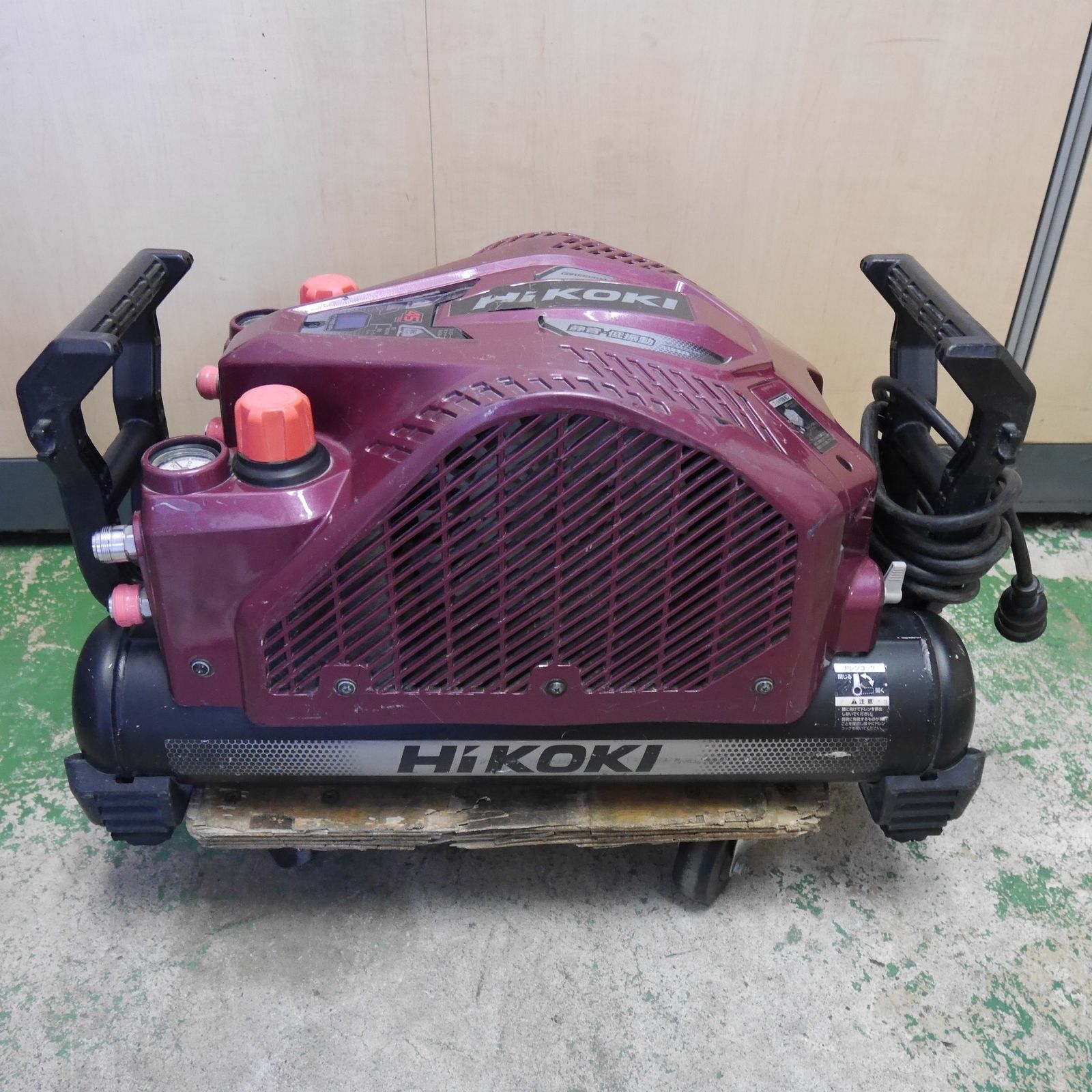 送料無料 HiKOKI ハイコーキ 高圧 エア コンプレッサ EC1445H3 改 KAI エアー ツール 工具 コンプレッサー 100V 現状品 HRDEVELOPMENT_JP