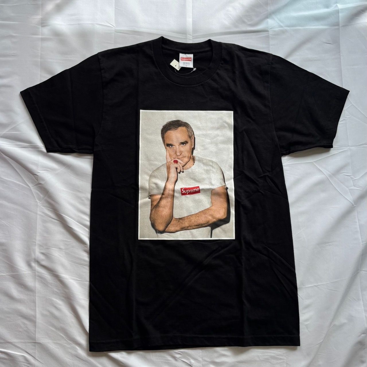 SS16 SUPREME MORRISSEY TEE BLACK MEDIUM ブラック 送料無料 Supreme Morrissey Tee Black Used Size M SS16 | eBay