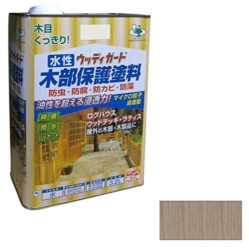 ニッペ 水性ウッディガード3．2L シルバーグレー HRDEVELOPMENT_JP