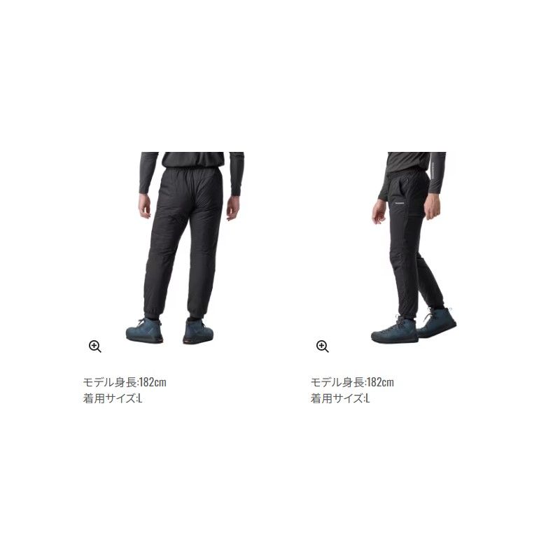 WP 066 Y アクティブ インサレーション パンツ XL ブラック 防寒着 防寒ウェア 中間着 ミドラー