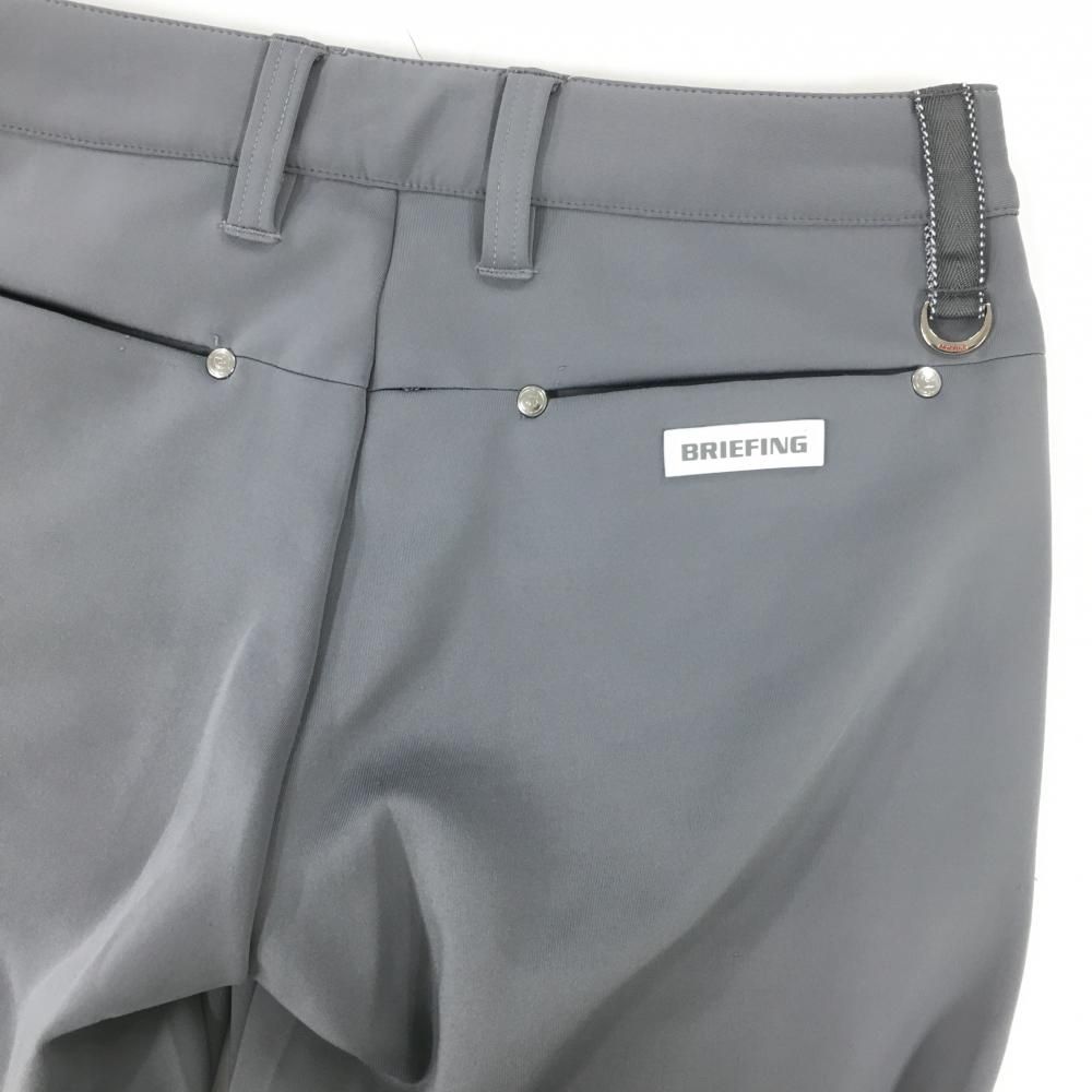 ブリーフィング パンツ グレー 立体ロゴ レディース S ゴルフ