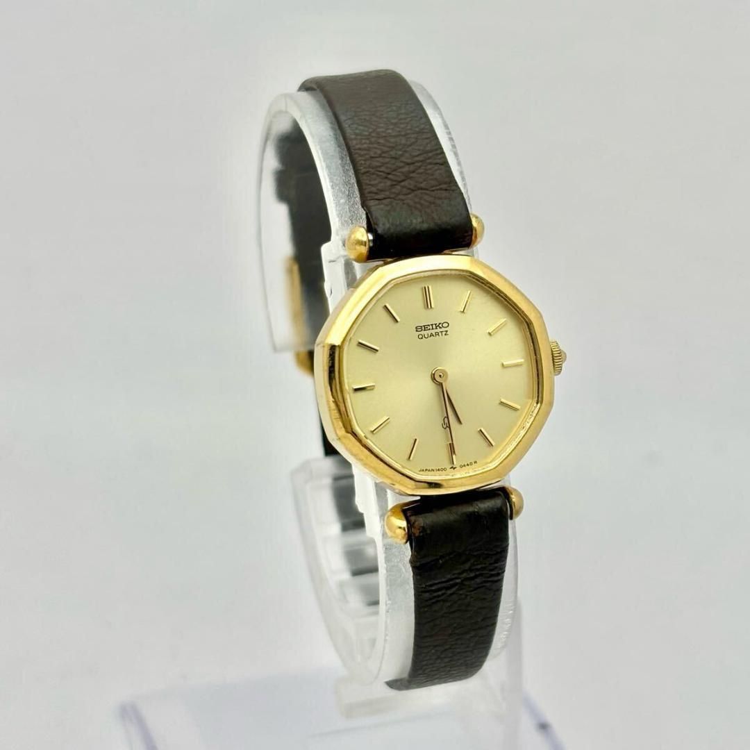 【稼動品】腕時計　SEIKO セイコー　ゴールド　レディース　新品電池 新品電池】 SEIKO セイコー ゴールド レディース 腕時計 ドレス 新品