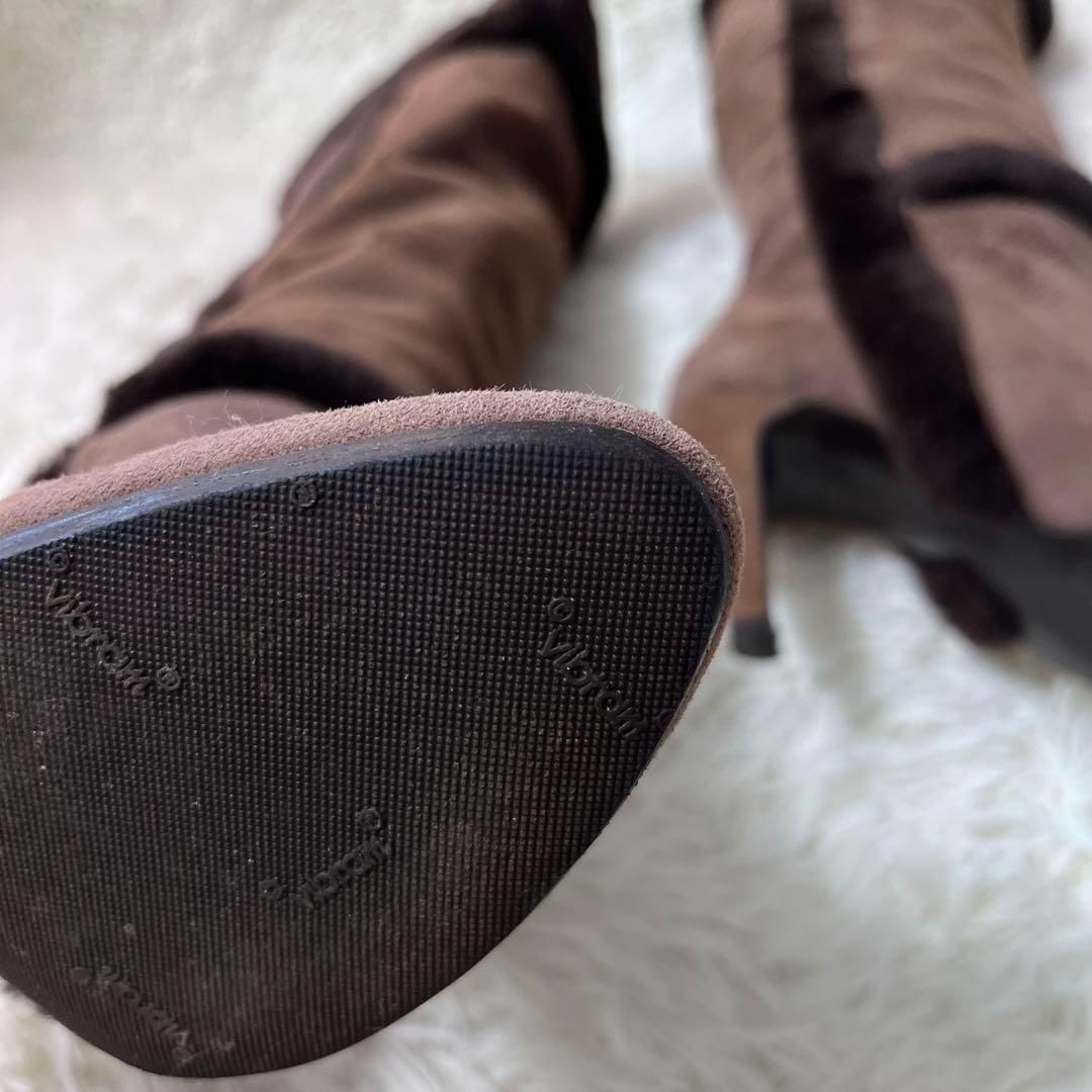 人気 グレースコンチネンタル 本革 ムートン レザー 2way ニーハイ ロングブーツ 38 24cm レディース KIN-KAAI_COM