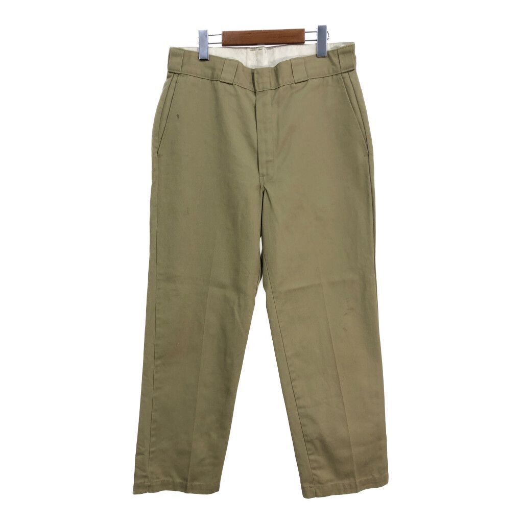 W34 L30 90s DICKIES ワークパンツ 874 カーキ USA製 Dickies - W34 L30 90s DICKIES ワークパンツ 874 カーキ USA製の通販