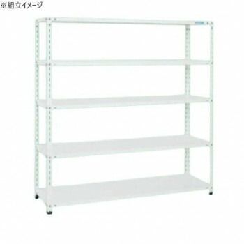 サカエ ショップラック 1800×600×1800mm ホワイト 5段タイプ SHR-3325P