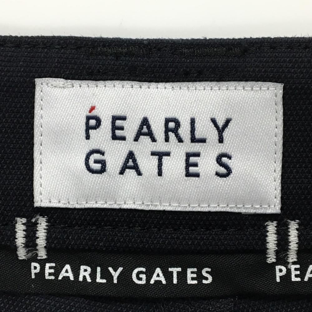 美品】パーリーゲイツ パンツ ネイビー ロゴ白 フライングラビット