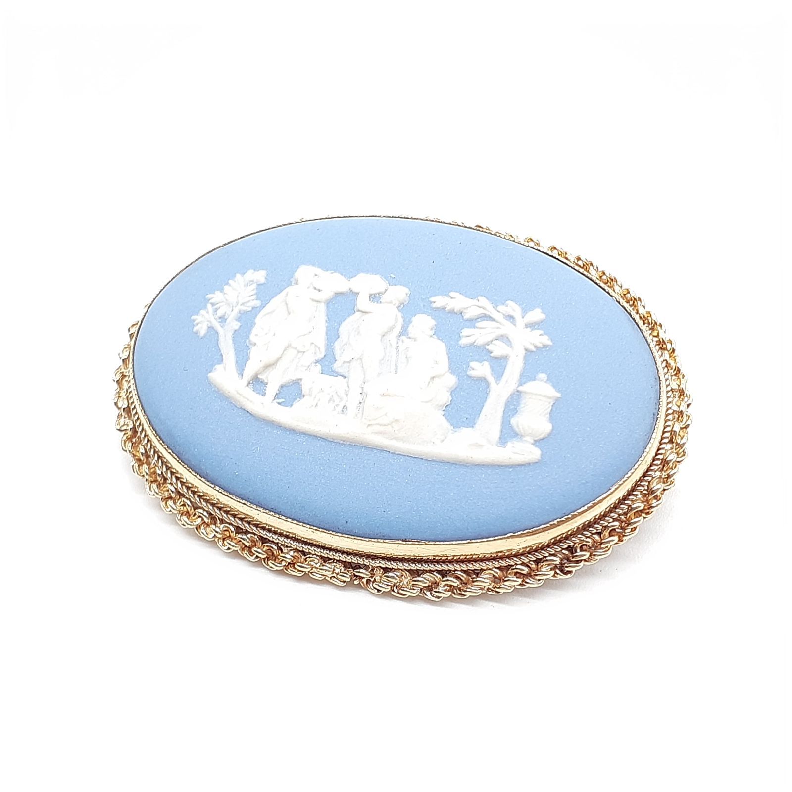 WEDGWOOD ウェッジウッド ブローチ K9 375 1984年 LONDON