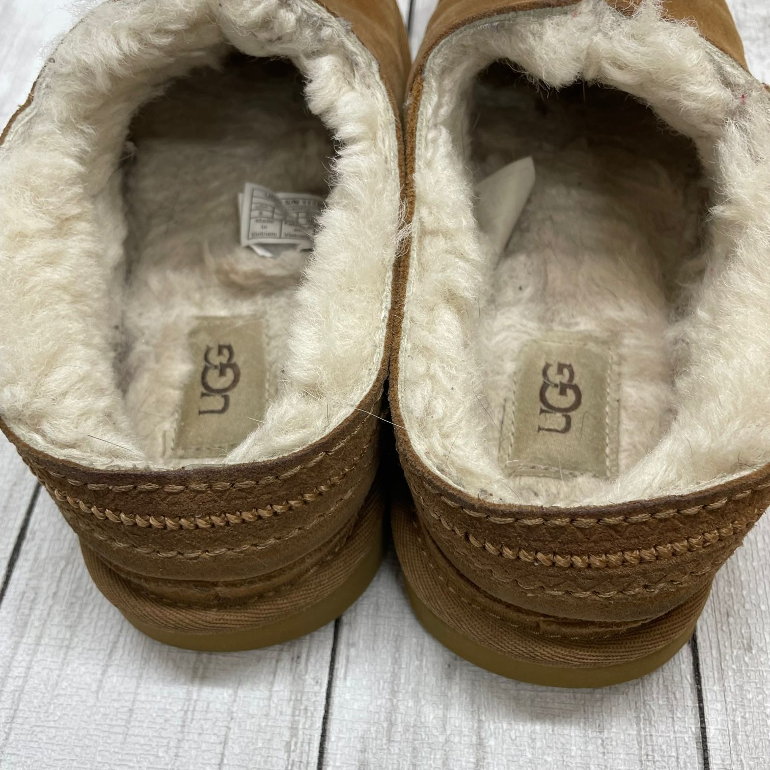 【 UGG 】Neuman アグ 希少 ニューマン スリッポン ブラウン 23cm 113631 レデイース