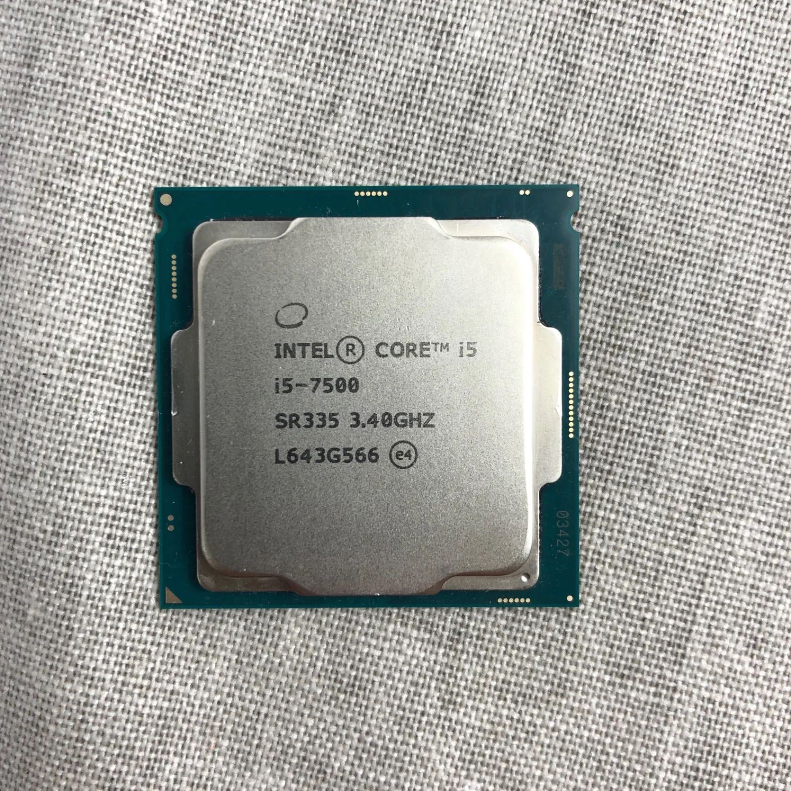 CPU CORE i5 7500 ＢＩＯＳ動作確認済 - PCパーツ