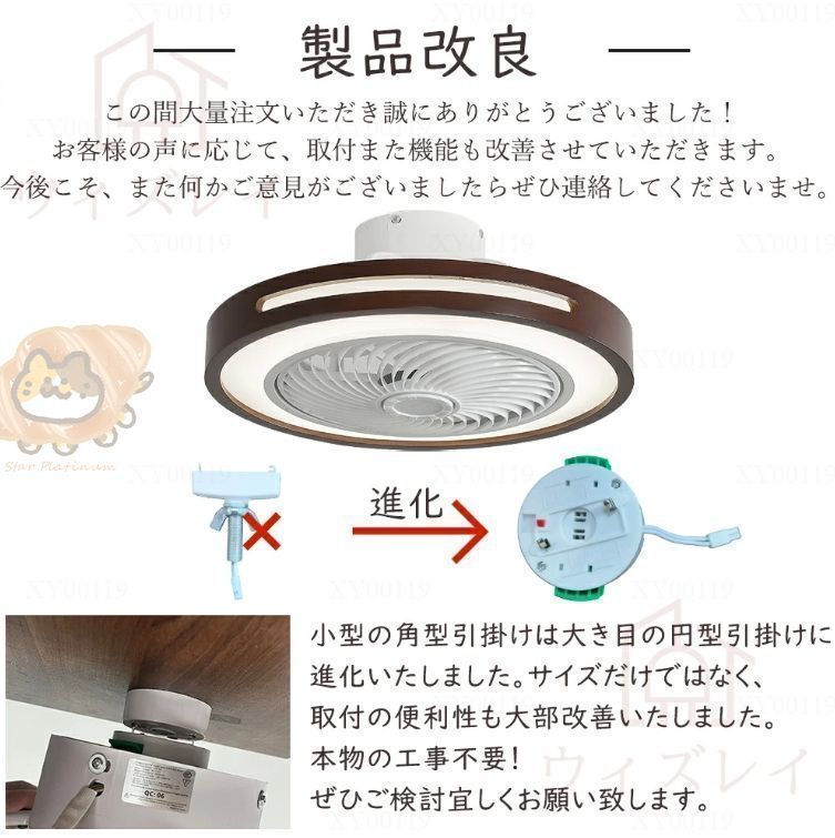 LED シーリングファン