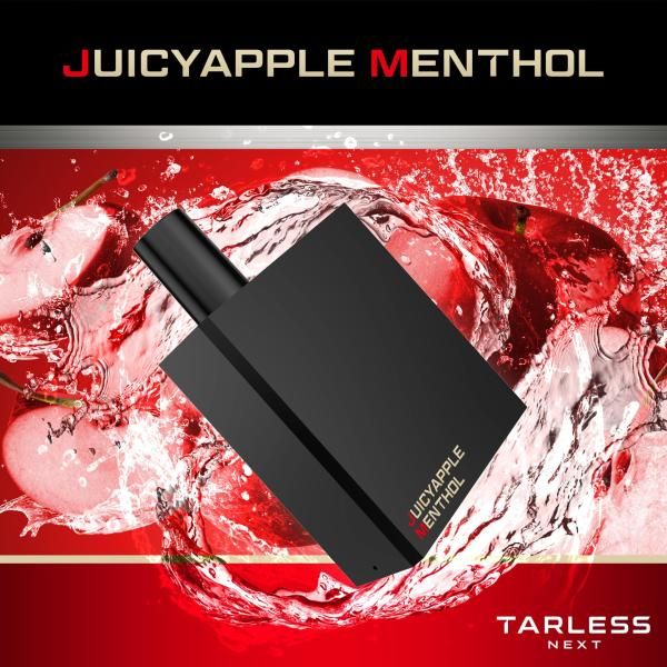 TARLESS NEXT 交換用カートリッジ 電子タバコ 使い捨て 6個セット ジューシーアップルメンソール