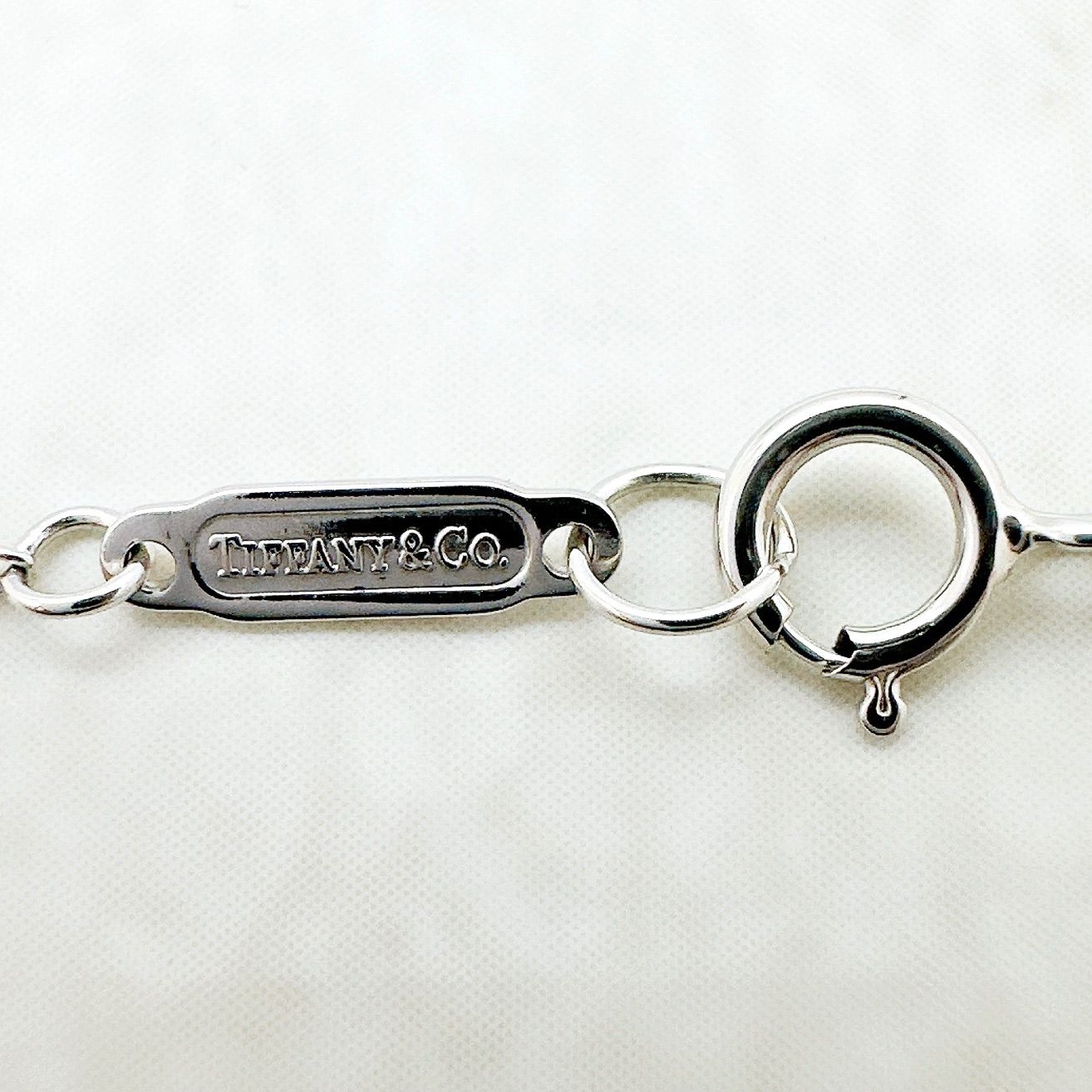 Tiffany＆Co. ダイヤモンド ホワイトゴールド ネックレス 約40㎝ U