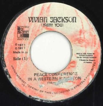 ジャマイカ7&rdquo; Trinity (4) Peace Conference In A Western Kingston none Vivian Jackson /00050