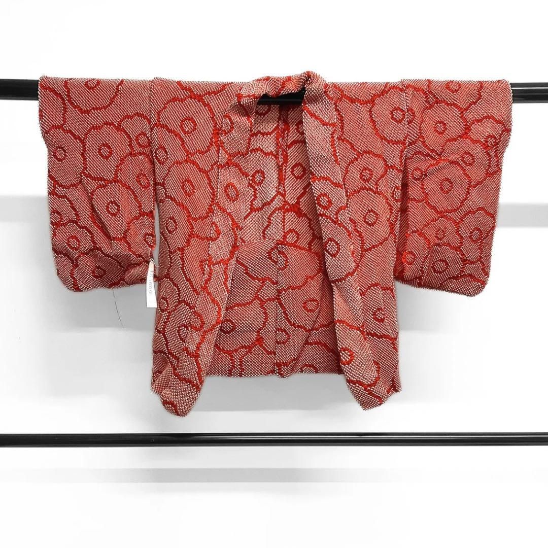 未着用 訪問着 絞り 菊花 紗綾形地紋 くすみカラー ブルー 着物 044a d