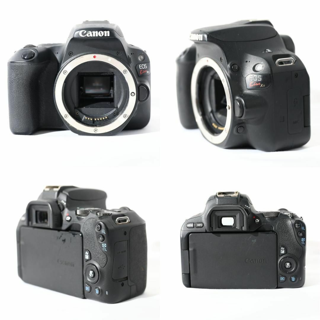 【Ruru】★Canon EOS kiss X9★初心者オススメ 一眼レフ 初心者オススメ】☆Canon EOS kiss X9☆レンズセット 一眼レフ