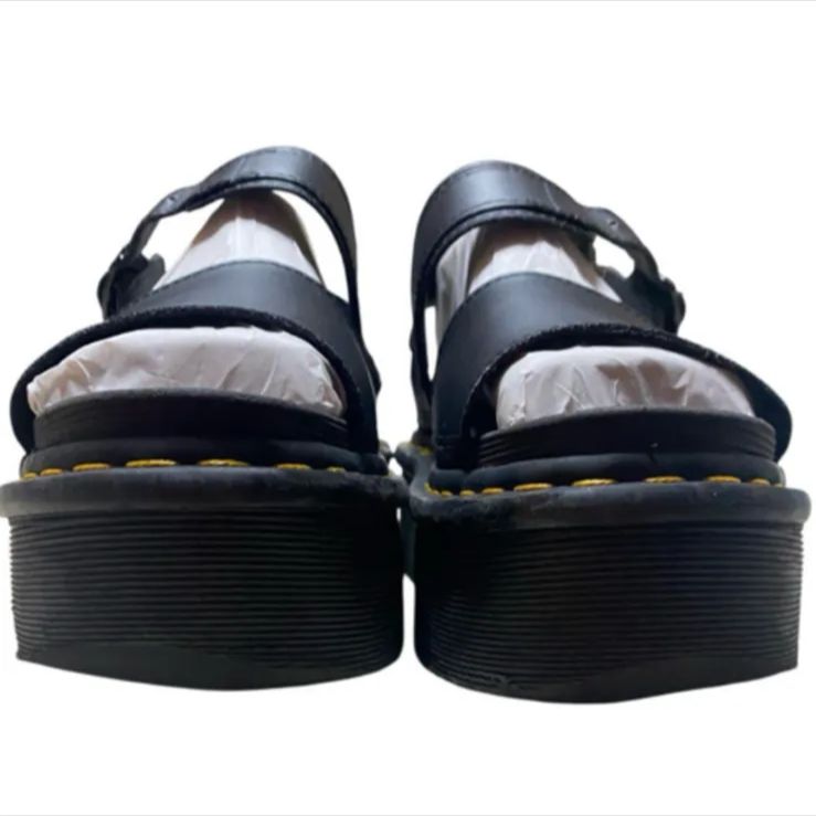 ドクターマーチン Dr.Martens サンダル 厚底 VOSS QUAD UK4 23cm シャークソール 厚底