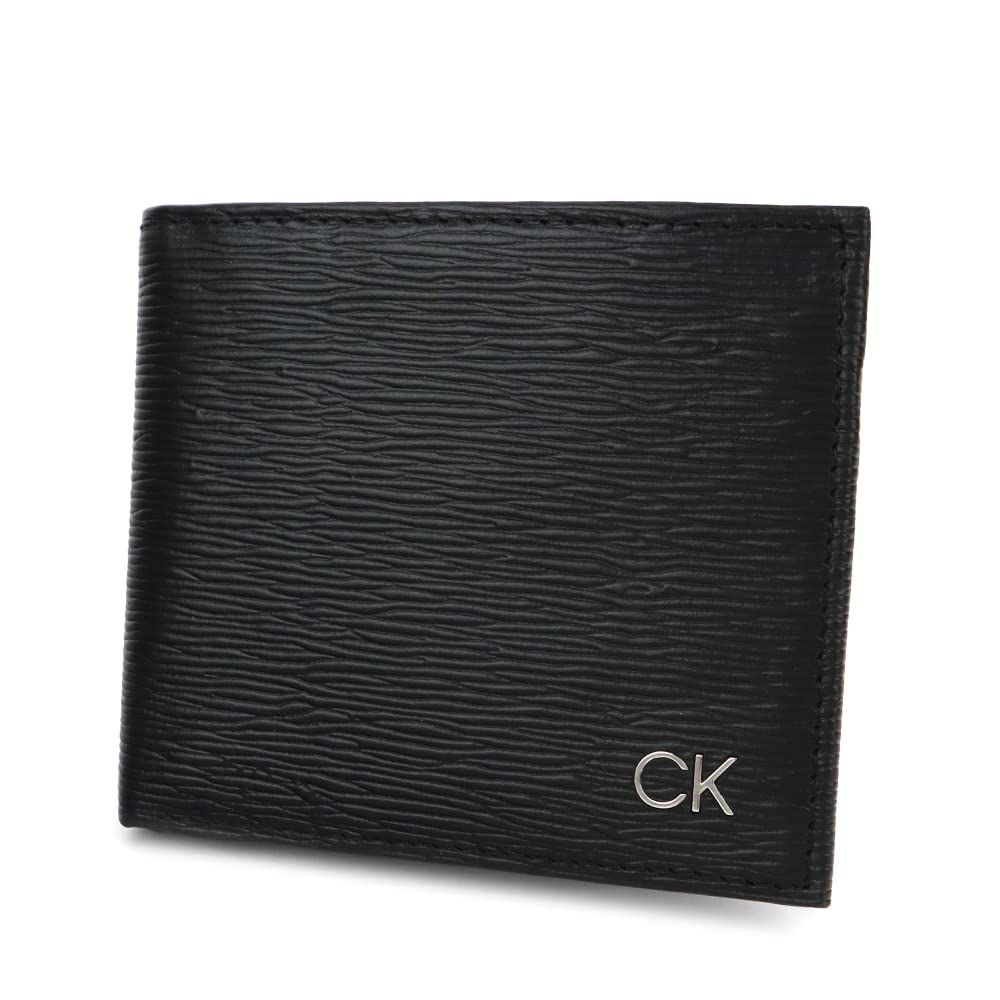 [カルバン クライン] 二つ折り財布 キーリング セット Billfold With Coin Pocket Key Fob Gift Set 31CK330016 Black [並行輸入品]