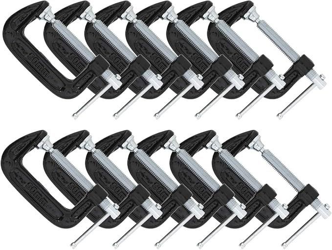 F型クランプ シャコ万力 250ミリ 4本セット バイス 大工 木工 鉄工 F型クランプ シャコ万力 250ミリ 4本セット バイス 大工 木工 鉄工