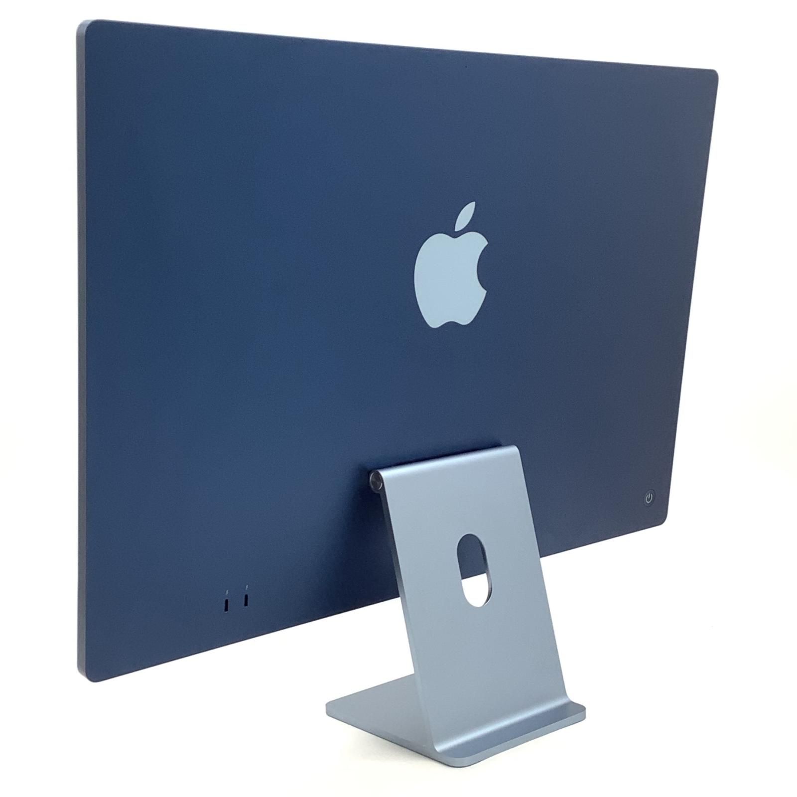 【全額返金保証】【最速発送】Apple iMac 2023 24インチ M3 8コア 8GB SSD 256GB ブルー 美品 動作確認済