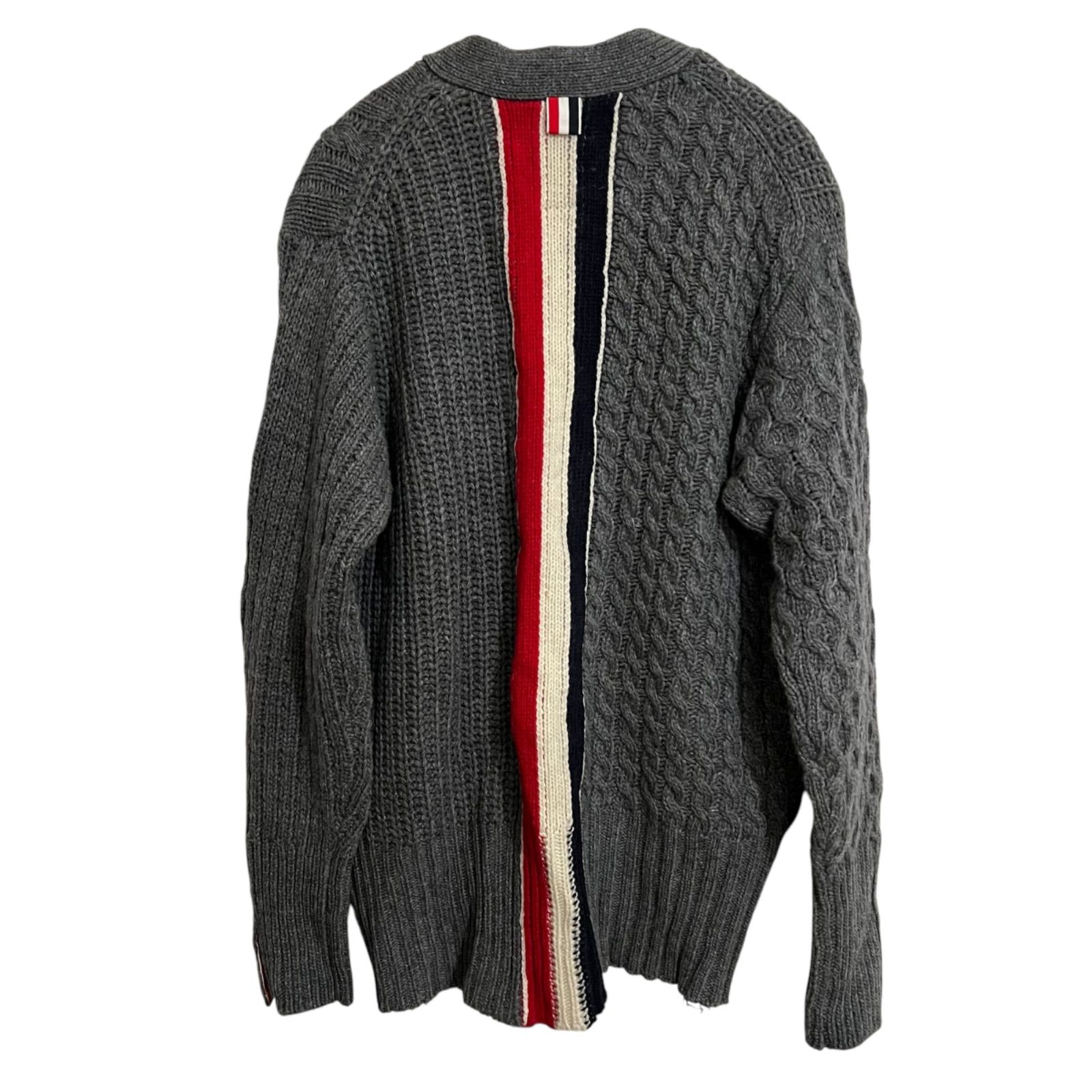 【値下不可】THOM BROWNE ケーブルニットカーディガン THOM BROWNE. NEW YORK トムブラウン ケーブル編み ニット