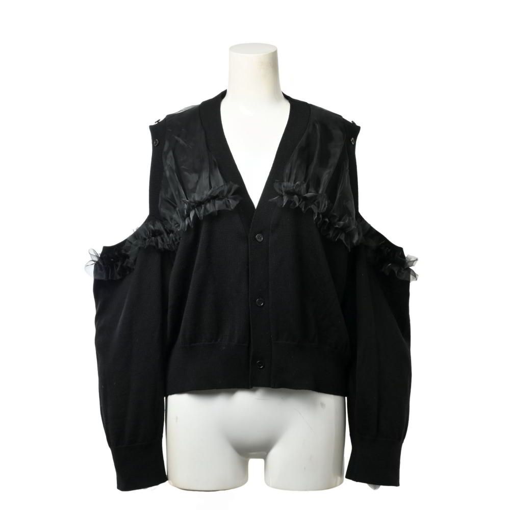 Noir Kei Ninomiya チュール オーバーレイ カーディガン - メルカリ