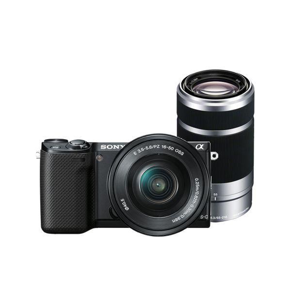 中古 美品 SONY NEX-5R ダブルズームレンズキット (PZ 16-50mm +