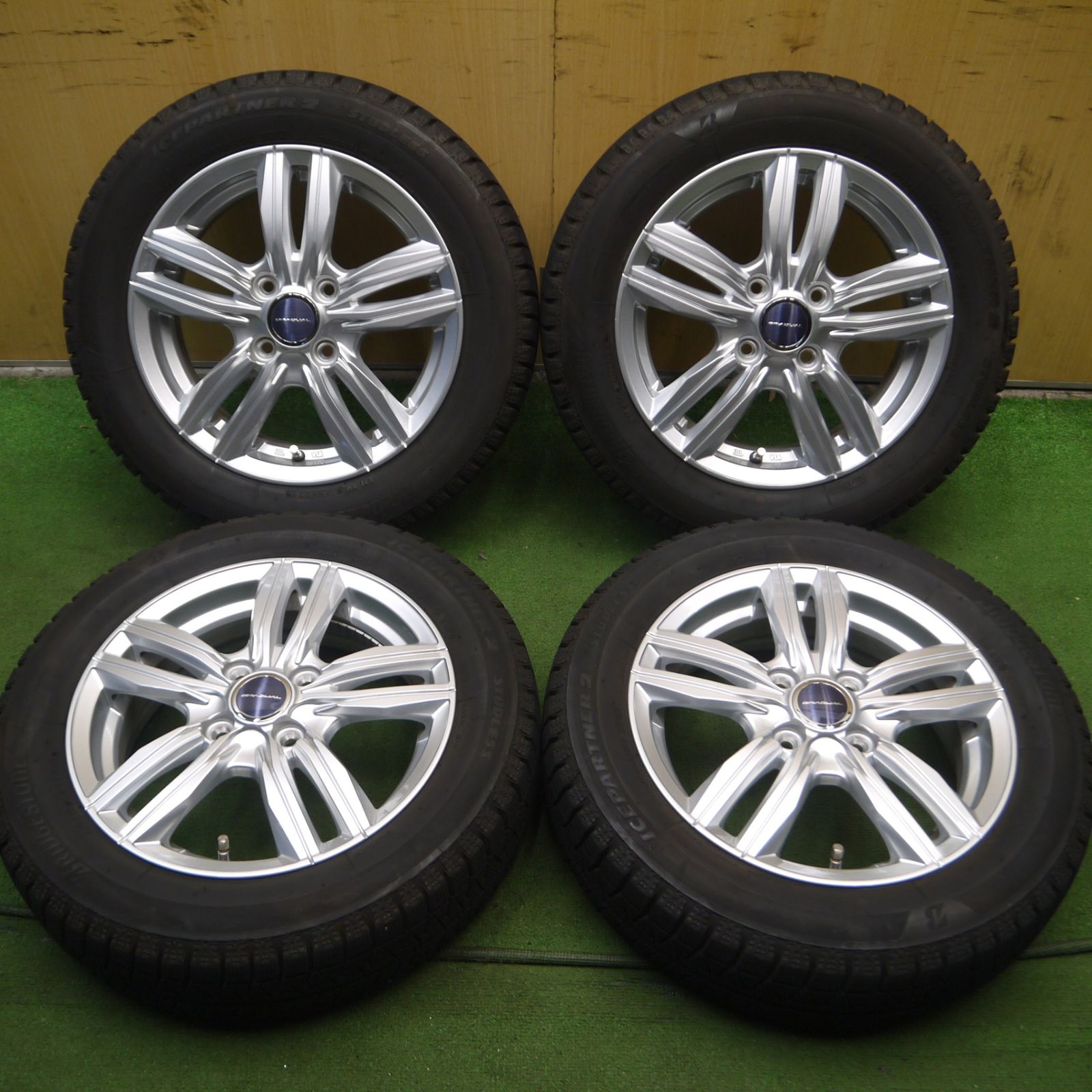 送料無料* バリ溝！22年！キレイ！9分☆スタッドレス 155/65R14 ブリヂストン アイスパートナー2 GRADUAL グラデュアル 14インチ  PCD100/4H☆4050801Hス - メルカリ