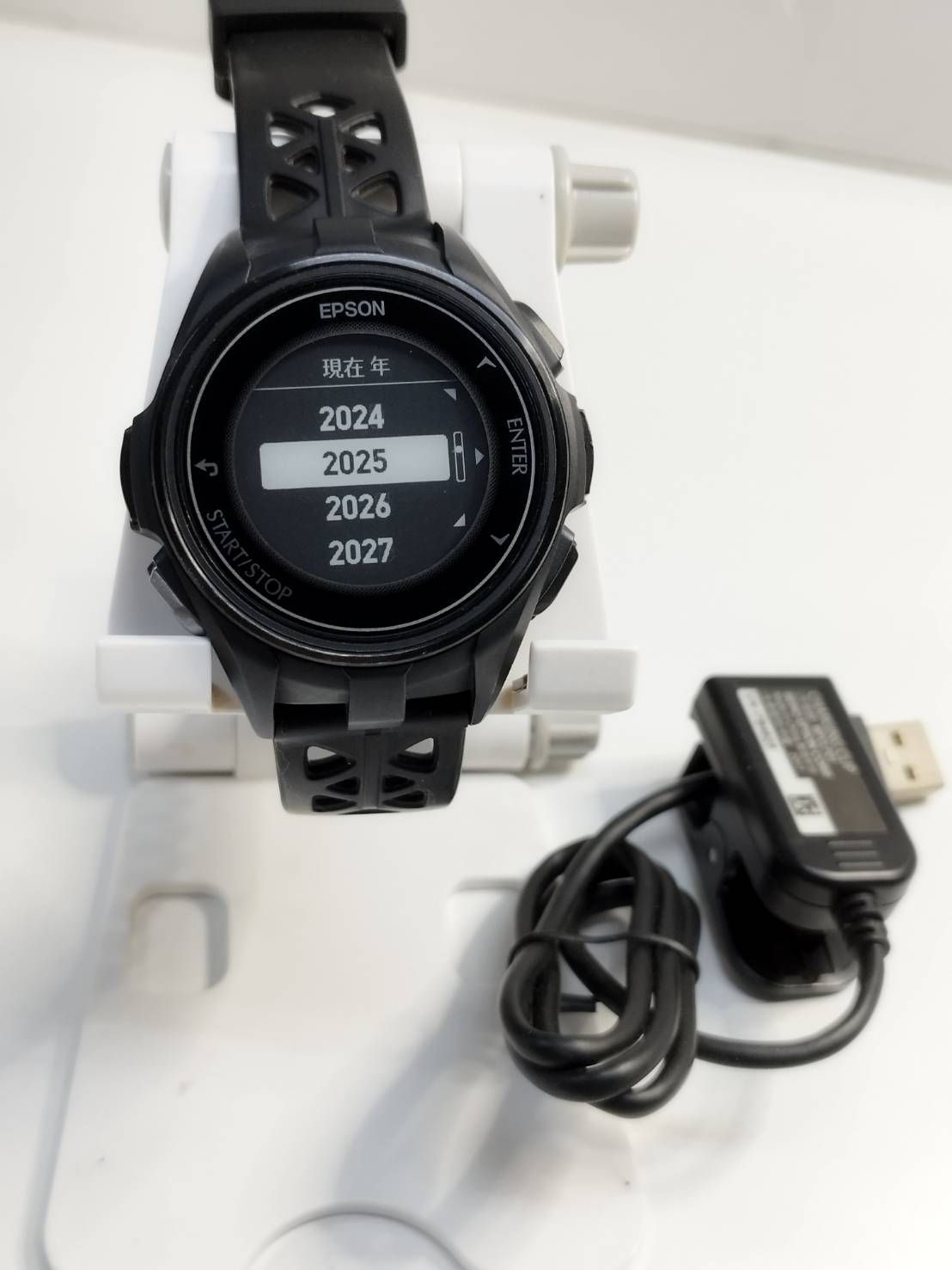 1円 充電器付 エプソン 充電式 J-300 Wristable GPS ランニング