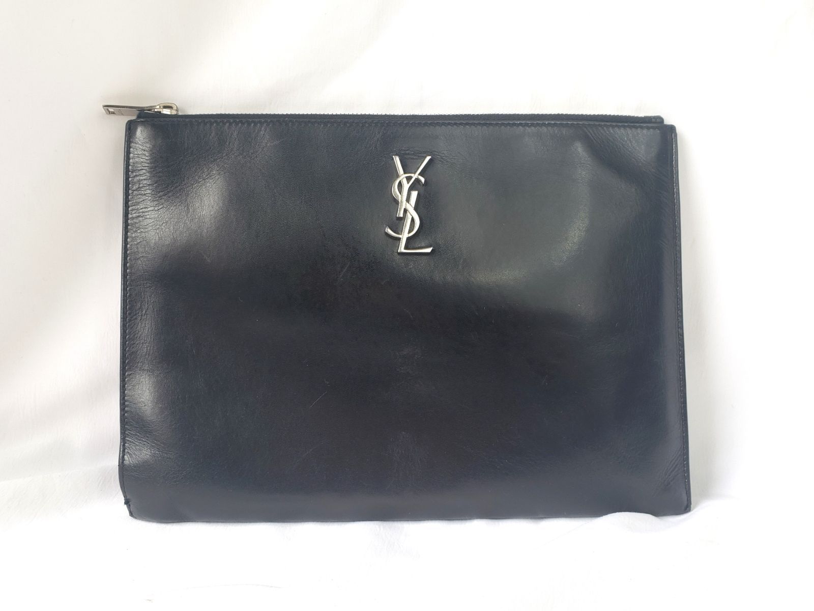 イヴサンローラン クラッチバッグ セカンド カサンドラロゴ