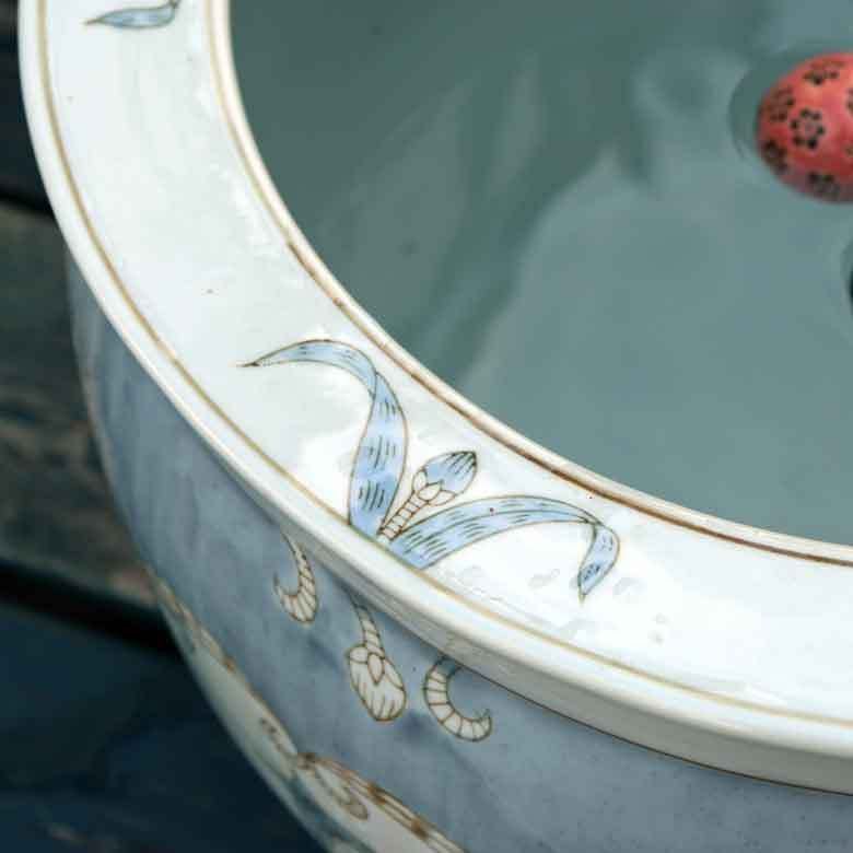 水鉢 大型 芭蕉 13号 睡蓮鉢 火鉢 水連鉢 和モダン ビオトープ - メルカリ