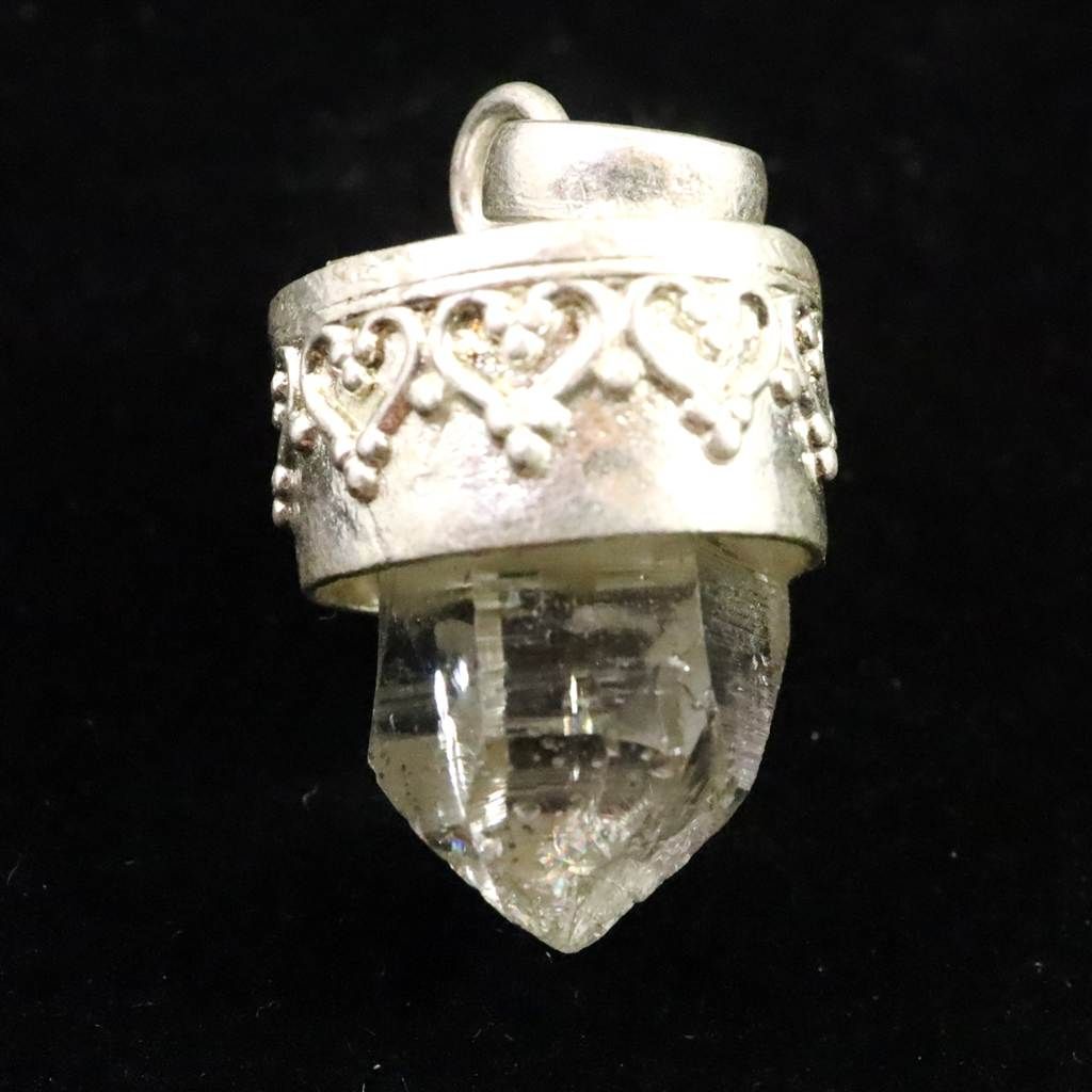 ヒマラヤ マニハール産水晶 18mm 原石 ペンダントトップ 証明書