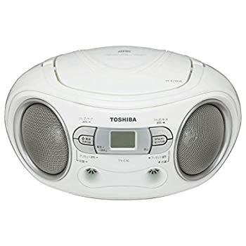 生活家電 【】【非常に良い】東芝 CDラジオ ホワイト TY-C10(W)