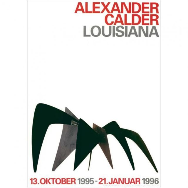LOUISIANA | ALEXANDER CALDER - ANNIVERSARY POSTER - ANTEATER 1963 | A2 アートポスター 北欧 デンマーク ルイジアナ美術館
