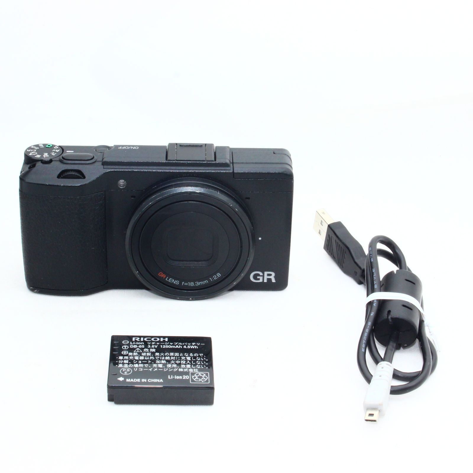 RICOH デジタルカメラ GR APS-CサイズCMOSセンサー ローパスフィルタ
