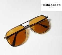 ミラショーン 本物18金 留具 チタン素材 度入りメガネ サングラス