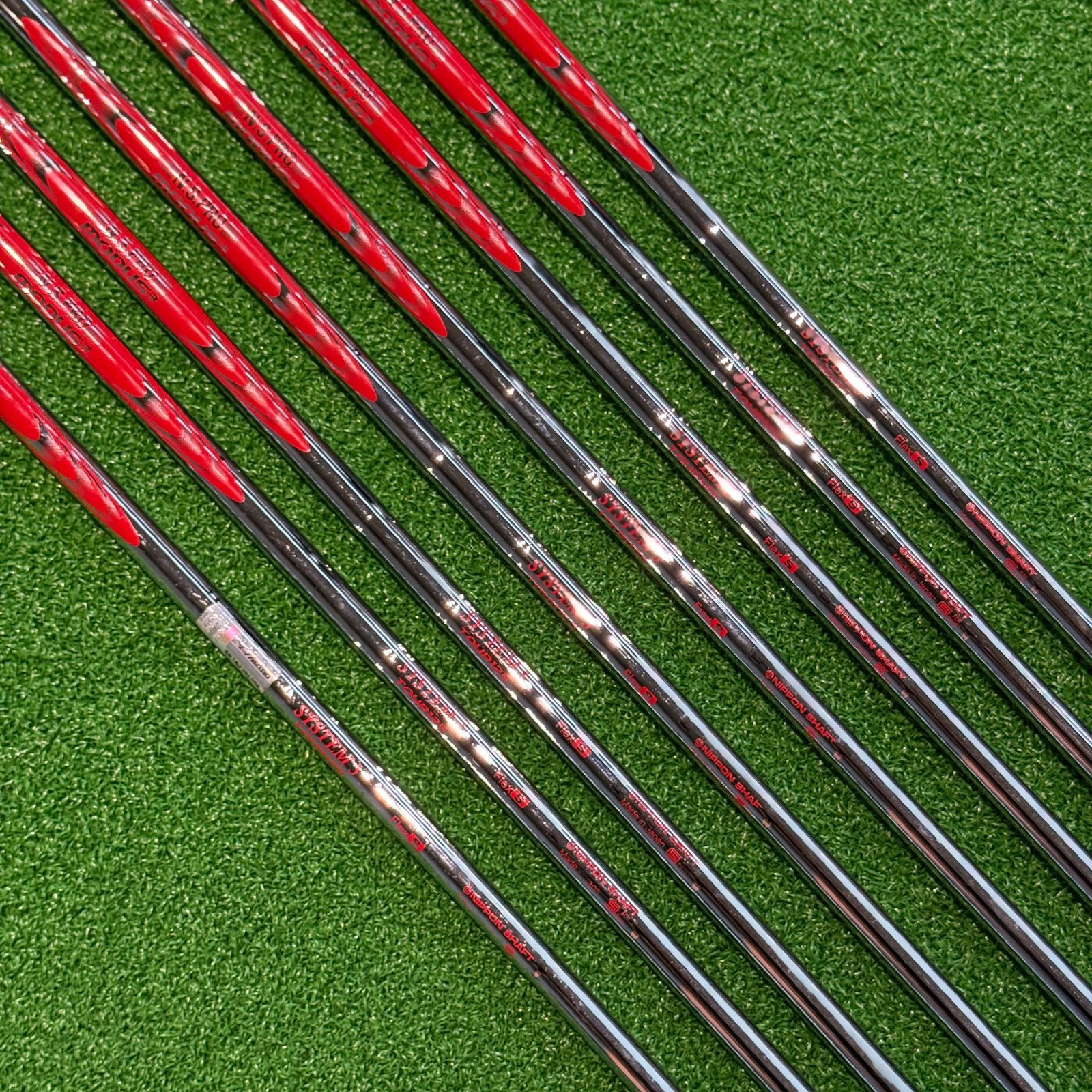 NS PRO MODUS3 TOUR115 S 1番手落としシャフト 8本セット NS PRO MODUS3 TOUR115 S 1番手落としシャフト 8本セット - メルカリ