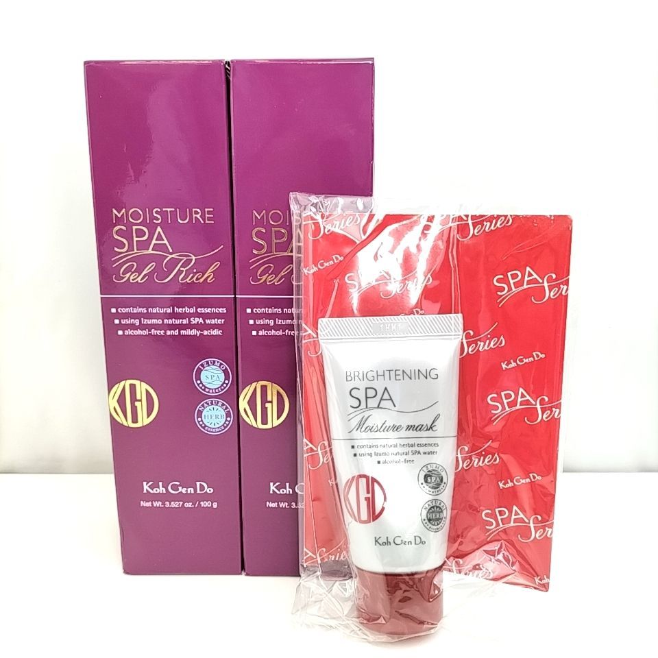 新品 Koh Gen Do MOISTURE SPA Gel Rich ×2箱 2個セット】 江原道