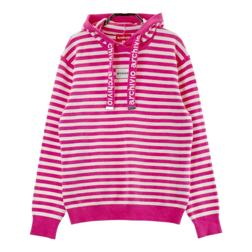 archivio アルチビオニット セーター ピンクボーダー38