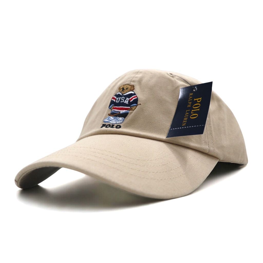 【新品】POLO Ralph Lauren ポロベア　キャップ ベージュ | フリマアプリ ラクマ