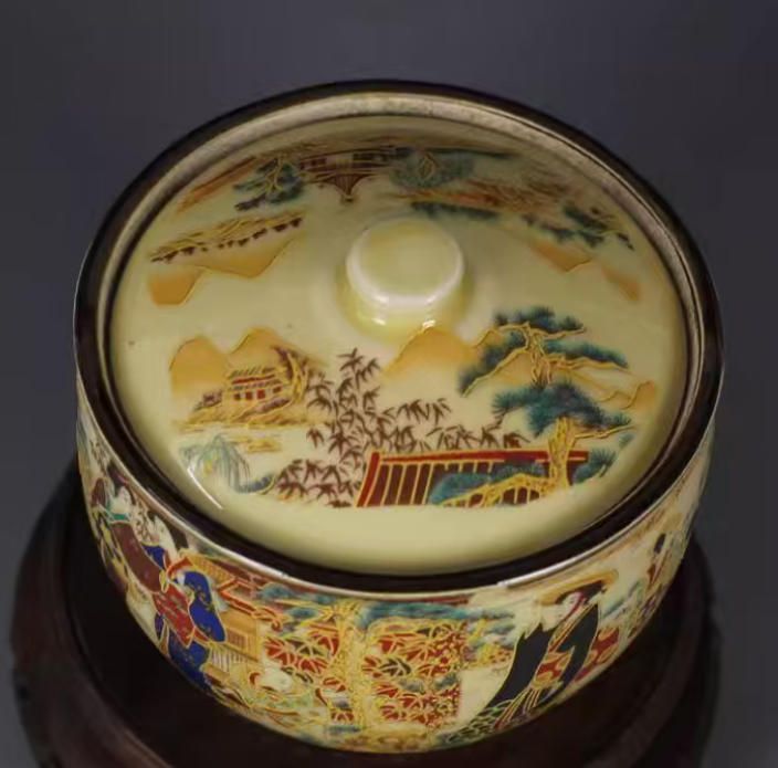 唐代の人物画古代磁器民国の粉彩異域の風情ある人物缶骨董骨董