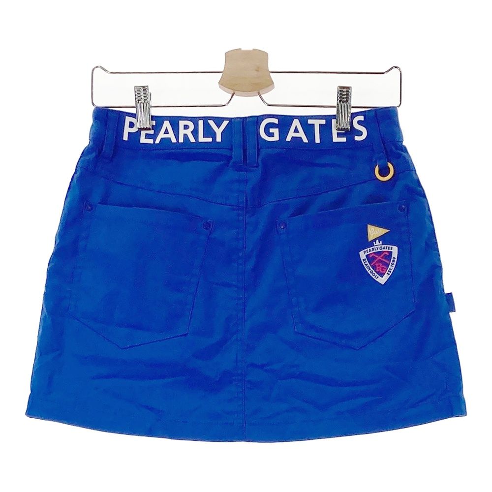 サイズ 0 PEARLY GATES パーリーゲイツ ストレッチスカート ブルー系 240101539395 ゴルフウェア レディース ストスト