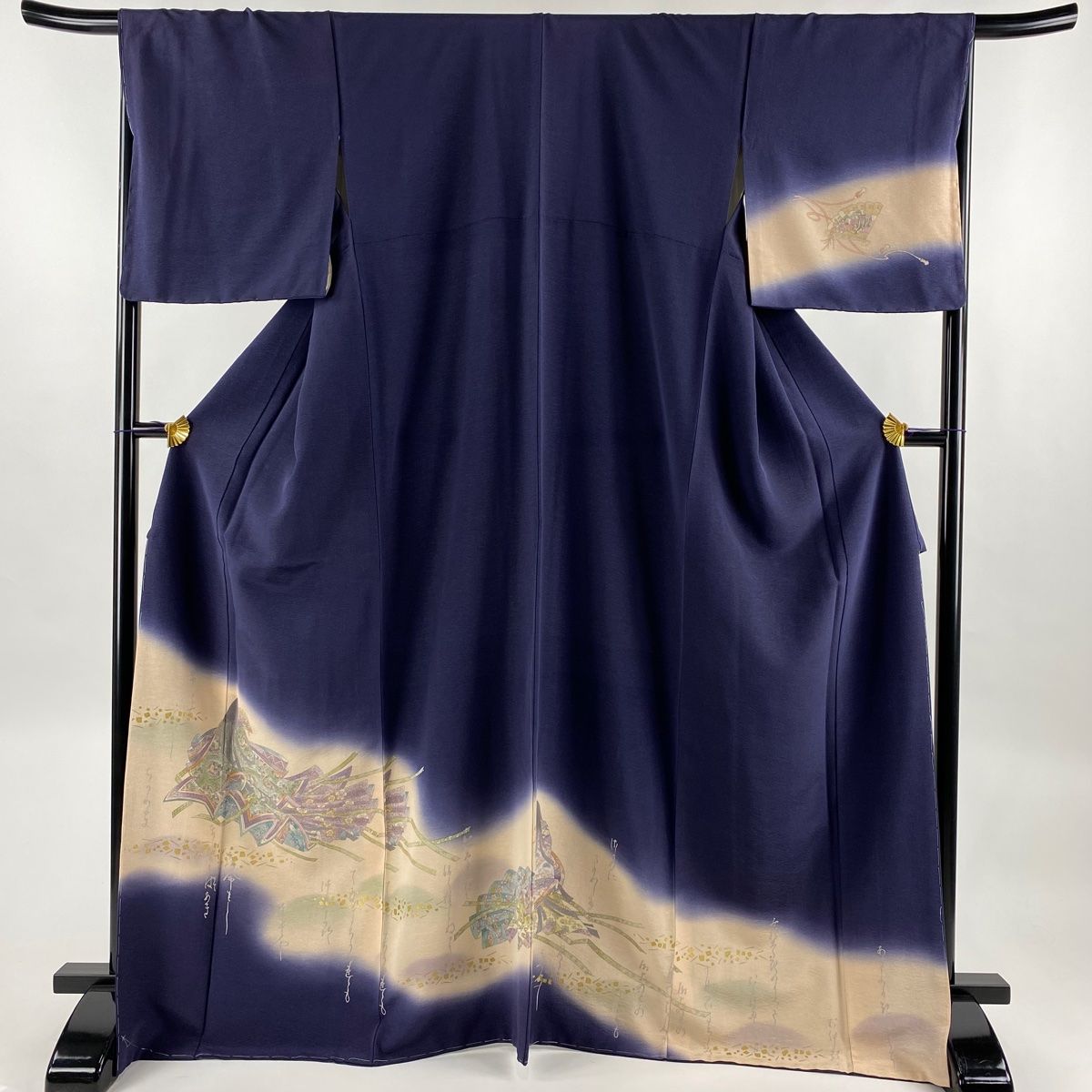 訪問着 名品 身丈157.5cm 裄丈66.5cm 正絹（訪問着 身丈157.5cm 裄丈  