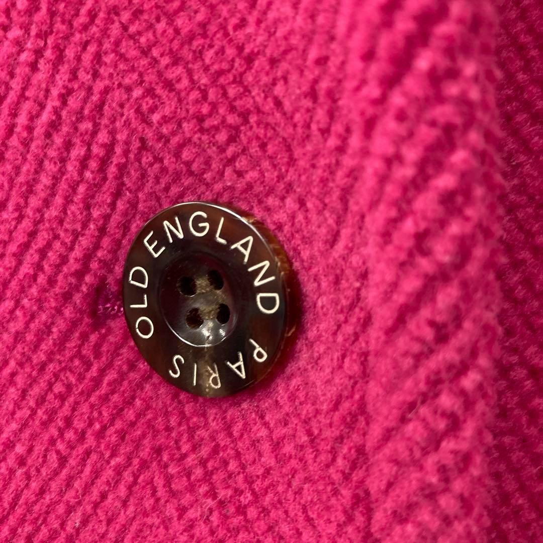 OLD ENGLAND ウール ピーコート 36 オールドイングランド ピンク