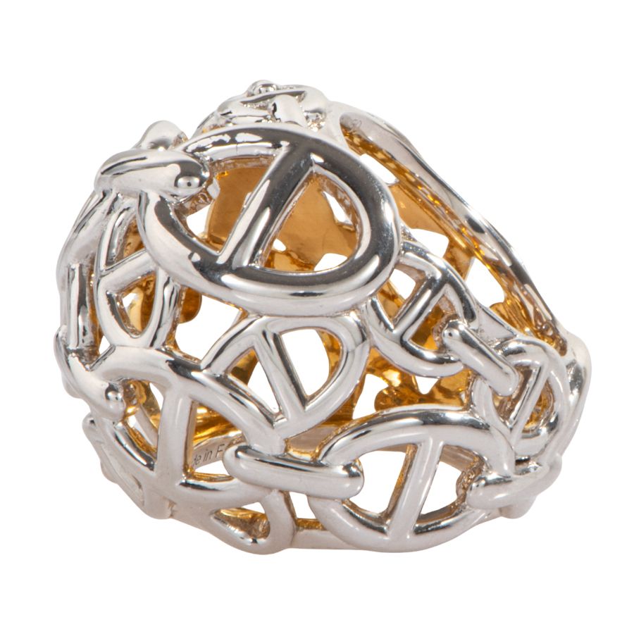 HERMES エルメス シェーヌダンクル アンシェネTGM リング・指輪 10号  